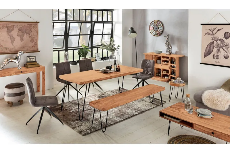 Meleana Sittbänk - Brun - Möbler - Vardagsrum - Stolar & sittmöbler - Sittbänk