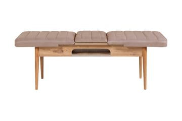 MUNDIN Sittbänk 110 cm Natur/Grå/Brun