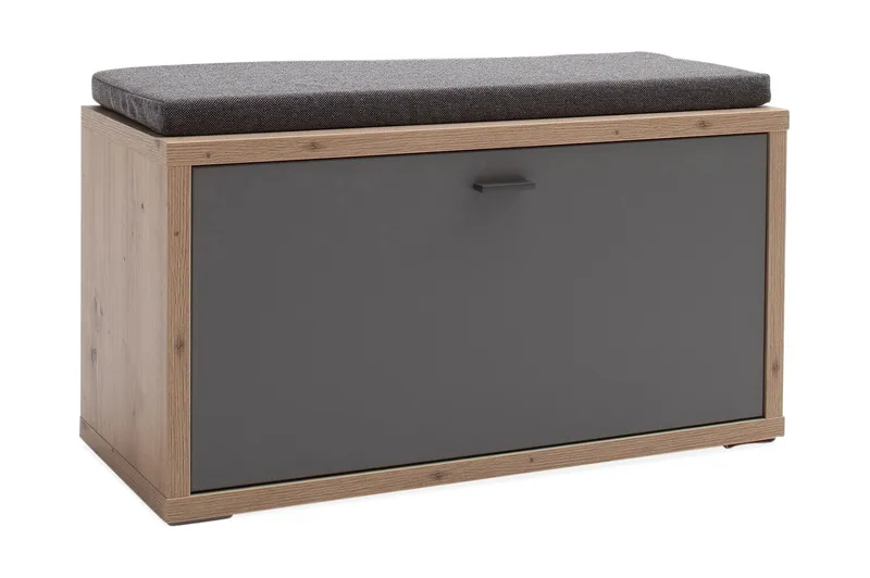 Nacimento Sittbänk 86 cm, Grå/Natur