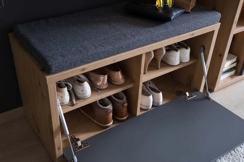 Nacimento Sittbänk 86 cm - Grå/Natur - Möbler - Vardagsrum - Stolar & sittmöbler - Sittbänk