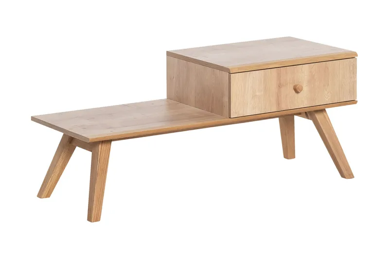Nature Bänk med Förvaring Trä/Natur - VOX - Möbler - Vardagsrum - Stolar & sittmöbler - Sittbänk