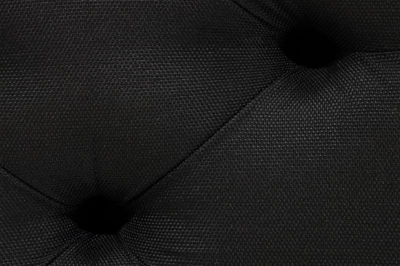 NOVELLA Sittbänk 120 cm Djuphäftad Svart - Möbler - Vardagsrum - Stolar & sittmöbler - Sittbänk