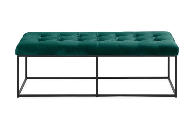 NOVELLA Sittbänk 120 Square Grön - Möbler - Vardagsrum - Stolar & sittmöbler - Sittbänk