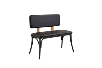 OLIVER Sittbänk 100x41 cm Svart