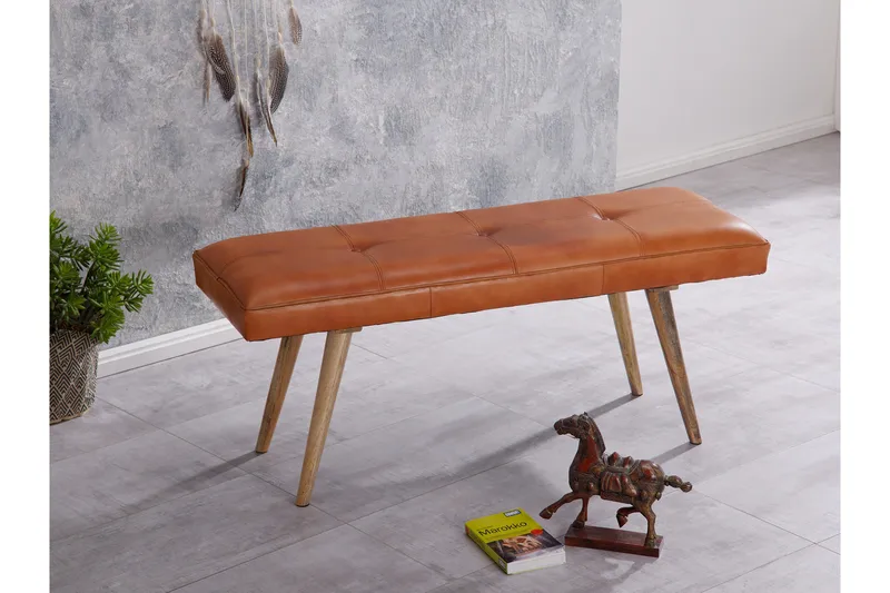 Peotter Sittbänk - Brun - Möbler - Vardagsrum - Stolar & sittmöbler - Sittbänk