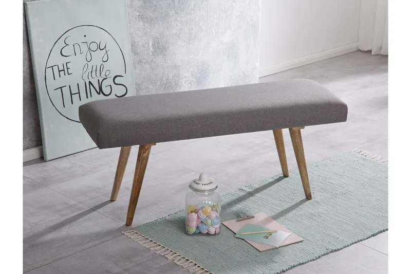 Peotter Sittbänk - Grå - Möbler - Vardagsrum - Stolar & sittmöbler - Sittbänk