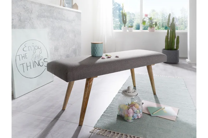 Peotter Sittbänk - Grå - Möbler - Vardagsrum - Stolar & sittmöbler - Sittbänk