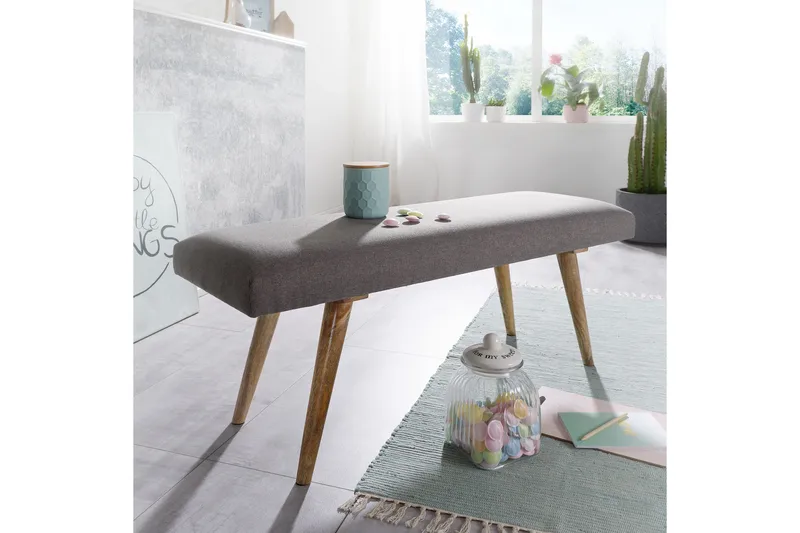 Peotter Sittbänk - Grå - Möbler - Vardagsrum - Stolar & sittmöbler - Sittbänk