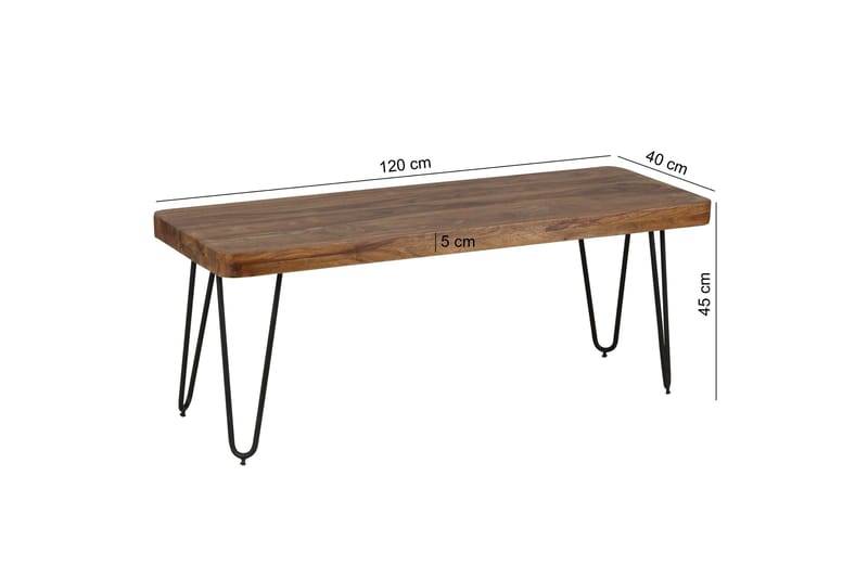 Ropka Sittbänk - Trä/natur - Möbler - Vardagsrum - Stolar & sittmöbler - Sittbänk