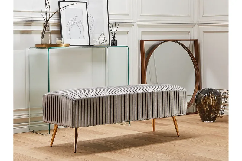 Salbertand Bänk - Grå - Möbler - Vardagsrum - Stolar & sittmöbler - Sittbänk