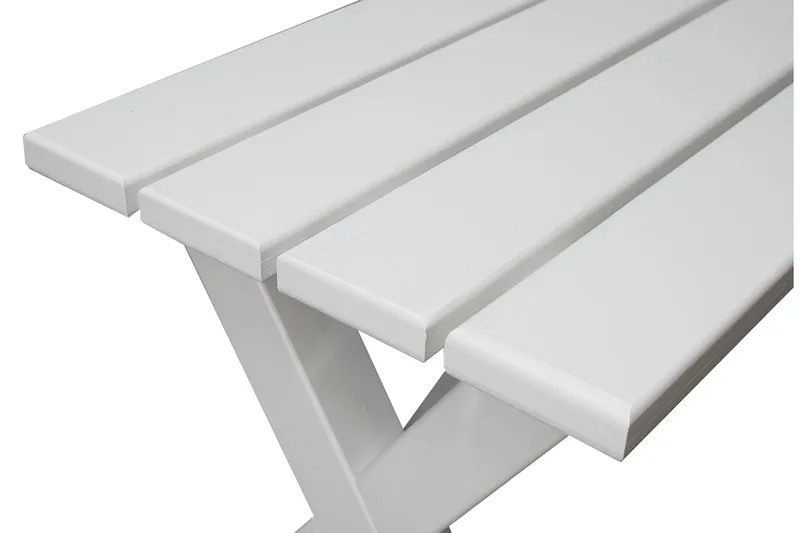 Scottsdale Sittbänk 140 cm Vit - KWA - Möbler - Vardagsrum - Stolar & sittmöbler - Sittbänk