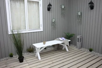 Scottsdale Sittbänk 140 cm Vit - KWA - Möbler - Vardagsrum - Stolar & sittmöbler - Sittbänk