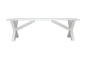 Scottsdale Sittbänk 140 cm Vit - KWA - Möbler - Vardagsrum - Stolar & sittmöbler - Sittbänk