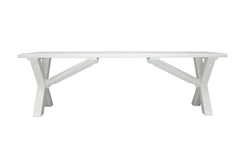 Scottsdale Sittbänk 140 cm Vit - KWA - Möbler - Vardagsrum - Stolar & sittmöbler - Sittbänk