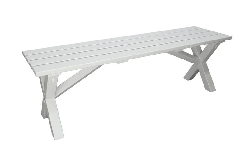 SCOTTSDALE Sittbänk 140 cm Vit - KWA - Sittbänk