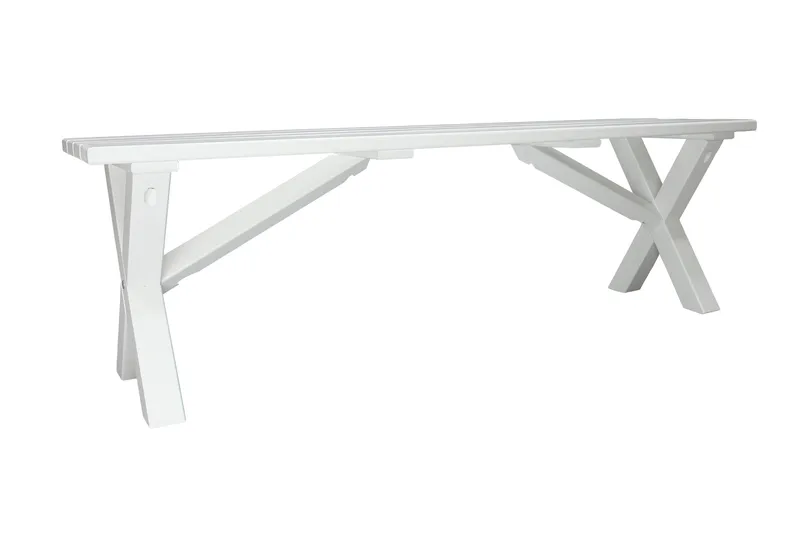 Scottsdale Sittbänk 140 cm Vit - KWA - Möbler - Vardagsrum - Stolar & sittmöbler - Sittbänk