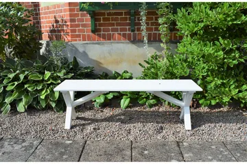 Scottsdale Sittbänk 140 cm Vit - KWA - Möbler - Vardagsrum - Stolar & sittmöbler - Sittbänk
