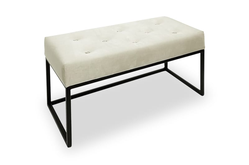 SEGO Sittpuff 80x35x42 cm - Vit - Möbler - Vardagsrum - Stolar & sittmöbler - Sittbänk