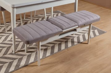 Shundrea Bänk 51 cm - Vit - Möbler - Vardagsrum - Stolar & sittmöbler - Sittbänk