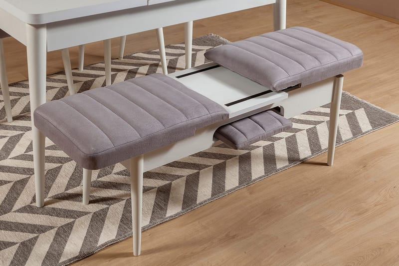 Shundrea Bänk 51 cm - Vit - Möbler - Vardagsrum - Stolar & sittmöbler - Sittbänk