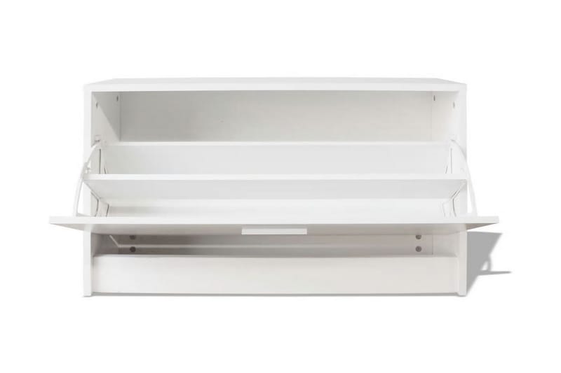 Skoförvaringsbänk vit 80x24x45 cm - Vit - Möbler - Vardagsrum - Stolar & sittmöbler - Sittbänk