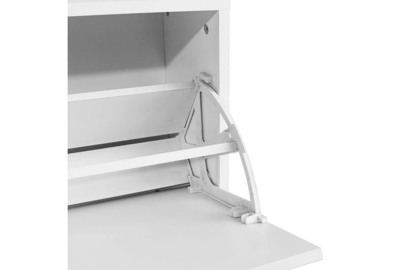 Skoförvaringsbänk vit 80x24x45 cm - Vit - Möbler - Vardagsrum - Stolar & sittmöbler - Sittbänk