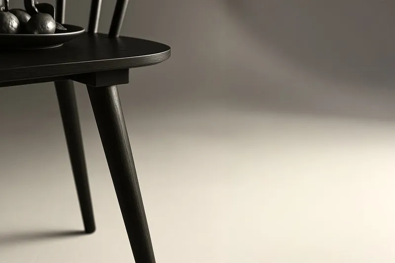 Soffbänk Bobby 120 cm i Trä - Svart - Möbler - Vardagsrum - Stolar & sittmöbler - Sittbänk - Bänk med ryggstöd