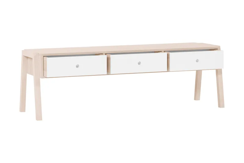 Spot Bänk med Förvaring Trä/Natur/Vit - VOX - Möbler - Vardagsrum - Stolar & sittmöbler - Sittbänk