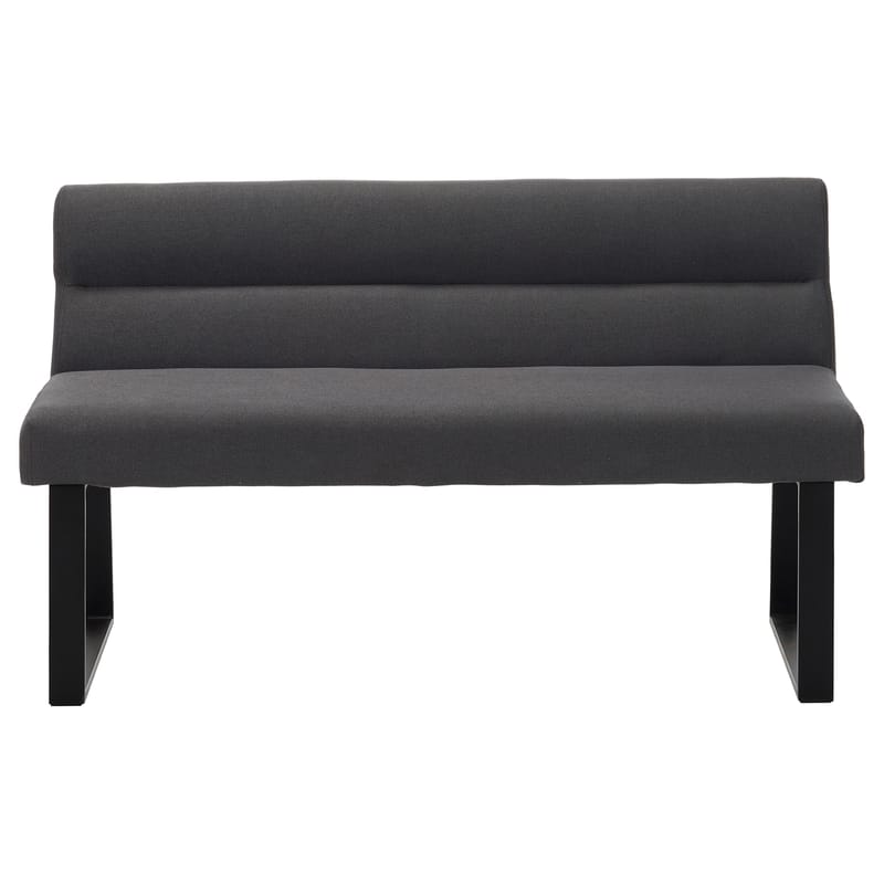 Stafford 2-sits Sittbänk med rygg - Antracit - Möbler - Vardagsrum - Stolar & sittmöbler - Sittbänk - Bänk med ryggstöd