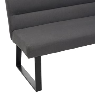 Stafford 2-sits Sittbänk med rygg - Antracit - Möbler - Vardagsrum - Stolar & sittmöbler - Sittbänk - Bänk med ryggstöd