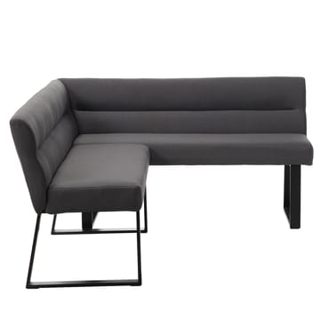 Stafford 4-sits L-formad Sittbänk med rygg - Antracit - Möbler - Vardagsrum - Stolar & sittmöbler - Sittbänk - Bänk med ryggstöd