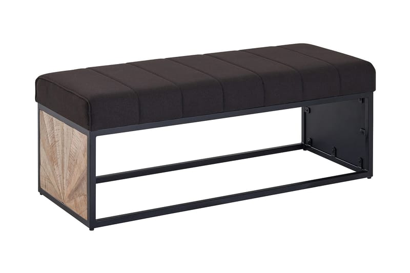Tultered Sittbänk 105 cm, Svart