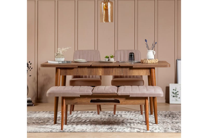 Valsot Sittbänk 110 cm - Brun - Möbler - Vardagsrum - Stolar & sittmöbler - Sittbänk