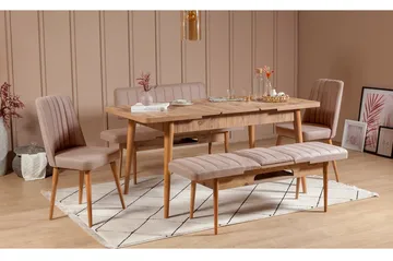 Valsot Sittbänk 110 cm - Natur - Möbler - Vardagsrum - Stolar & sittmöbler - Sittbänk - Bänk med ryggstöd