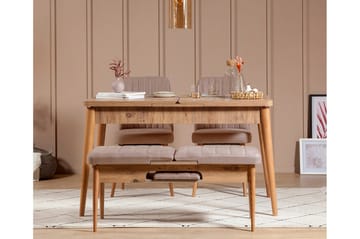 Valsot Sittbänk 110 cm - Natur - Möbler - Vardagsrum - Stolar & sittmöbler - Sittbänk - Bänk med ryggstöd