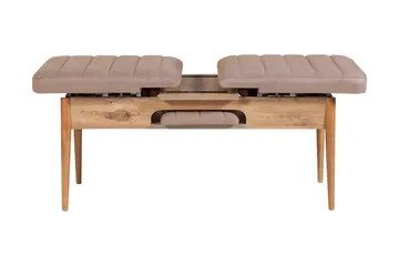Valsot Sittbänk 110 cm - Natur - M öbler - Vardagsrum - Stolar & sittmöbler - Sittbänk - Bänk med ryggstöd