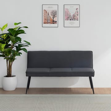 Watford 2-sits Sittbänk med rygg - Antracit - Möbler - Vardagsrum - Stolar & sittmöbler - Sittbänk - Bänk med ryggstöd