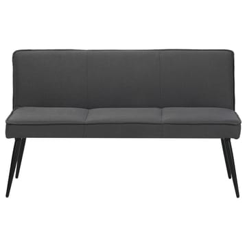 Watford 2-sits Sittbänk med rygg - Antracit - Möbler - Vardagsrum - Stolar & sittmöbler - Sittbänk - Bänk med ryggstöd