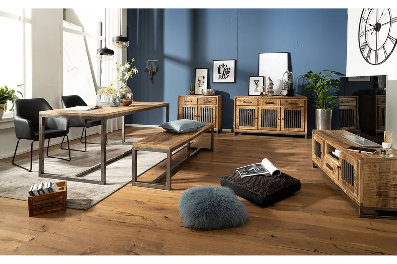 Willowdale Sittbänk 120 cm - Brun/Svart - Möbler - Vardagsrum - Stolar & sittmöbler - Sittbänk