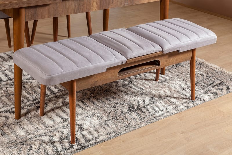 ZEDRICK Bänk 51 cm Valnöt - Möbler - Vardagsrum - Stolar & sittmöbler - Sittbänk