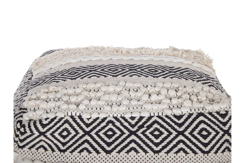 Abuzaid Sittpuff 50x50 cm - Vit - Möbler - Vardagsrum - Stolar & sittmöbler - Sittpuff