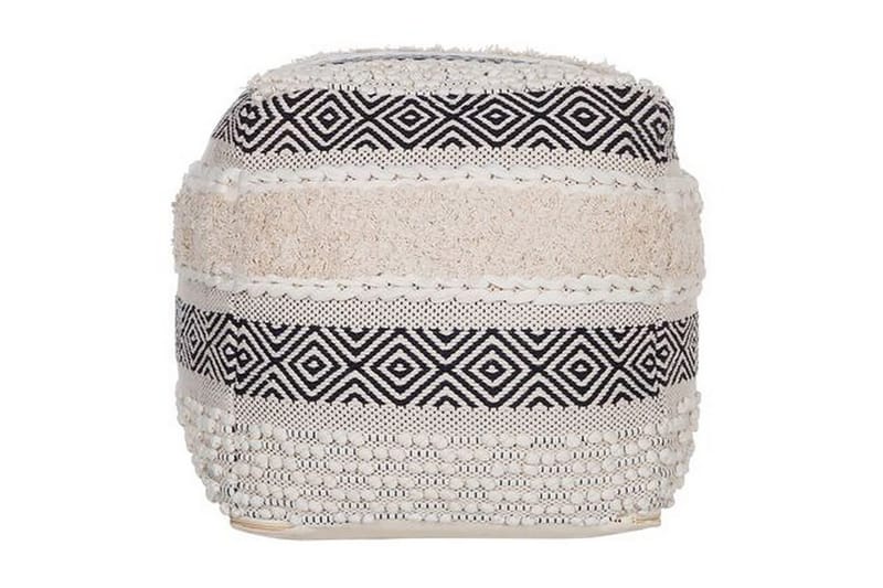 Abuzaid Sittpuff 50x50 cm, Vit