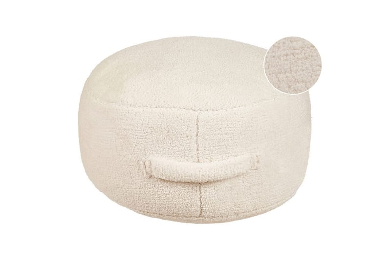 Sittpuff Adlana Ljusbeige - Ljusbeige - Möbler - Vardagsrum - Stolar & sittmöbler - Sittpuff
