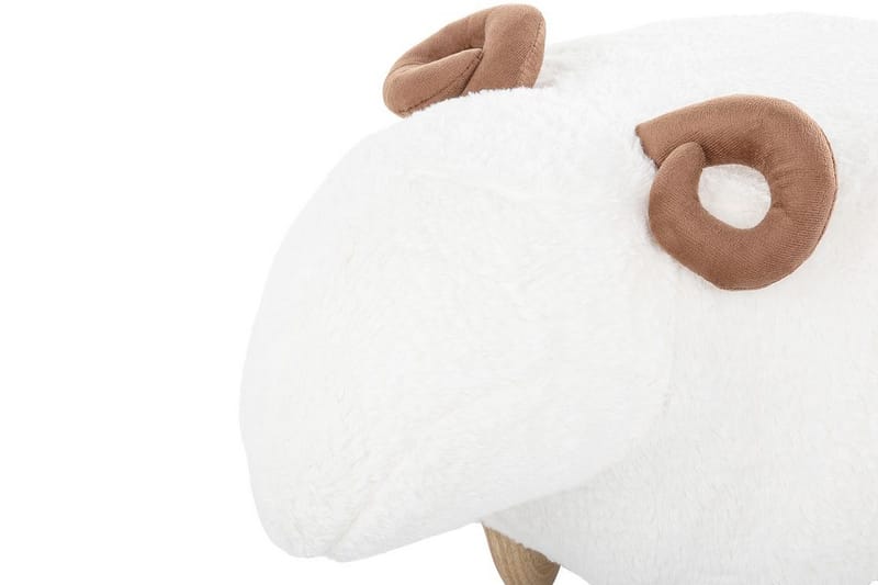 ALDBOURNE Sittpuff Vit - Möbler - Vardagsrum - Stolar & sittmöbler - Sittpuff
