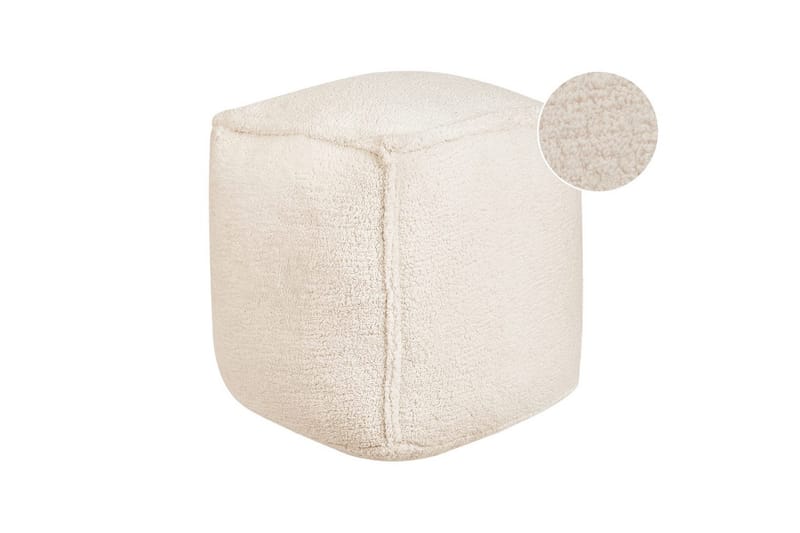 Sittpuff Alipur Beige - Beige - Möbler - Vardagsrum - Stolar & sittmöbler - Sittpuff