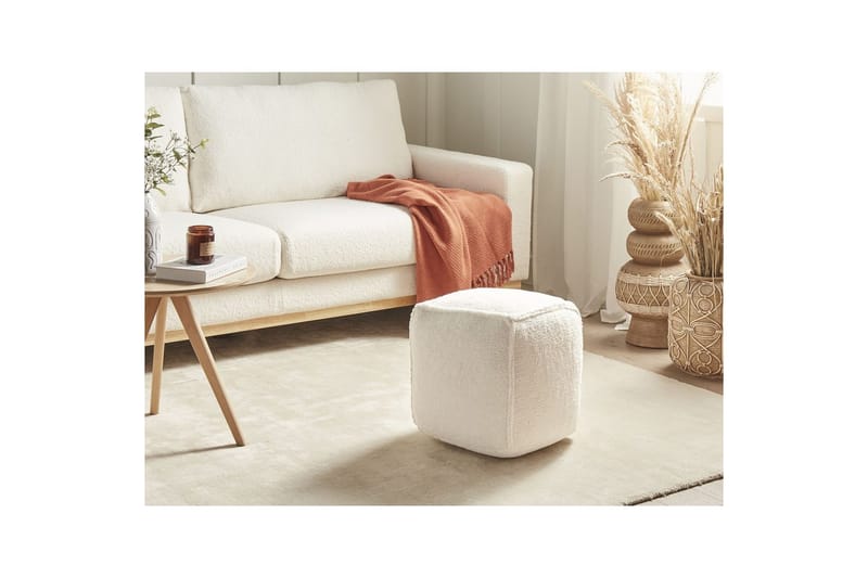 Sittpuff Alipur Beige - Beige - Möbler - Vardagsrum - Stolar & sittmöbler - Sittpuff