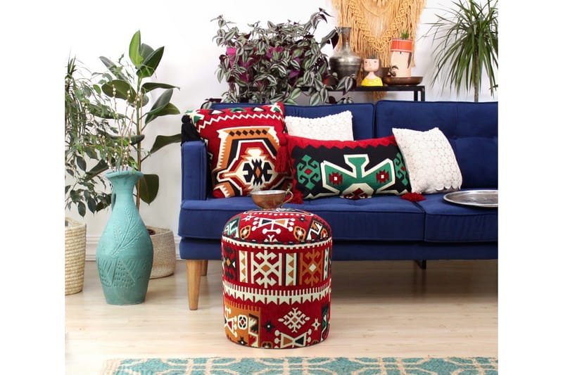 Amsterdam Sittpuff 40 cm - Flerfärgad - Möbler - Vardagsrum - Stolar & sittmöbler - Sittpuff