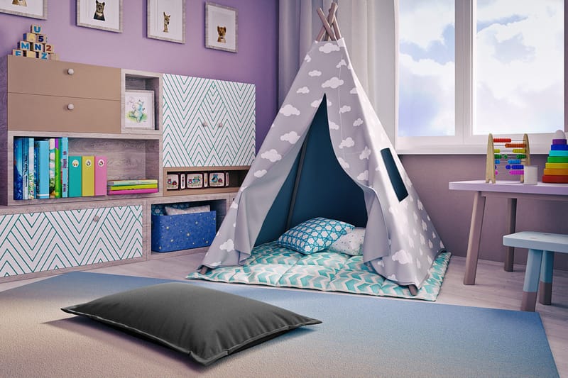 Anjara Sittpuff 40 cm - Mörkgrå - Möbler - Vardagsrum - Stolar & sittmöbler - Sittpuff