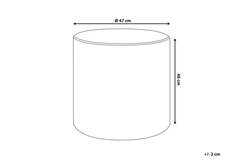 Anvika Sittpuff Sammet - Blå - Möbler - Vardagsrum - Stolar & sittmöbler - Sittpuff