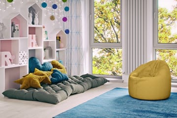Arvind Sittpuff 120 cm - Gul - Möbler - Vardagsrum - Stolar & sittmöbler - Sittpuff